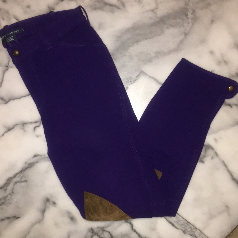 Purple Ralph Lauren riding pants!